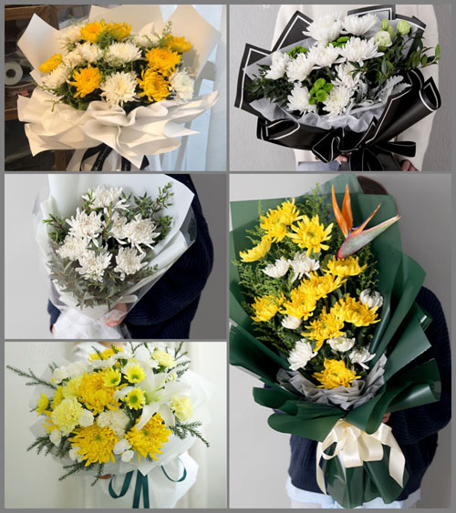 广东佛山市禅城区南庄镇紫洞村白事花束代送